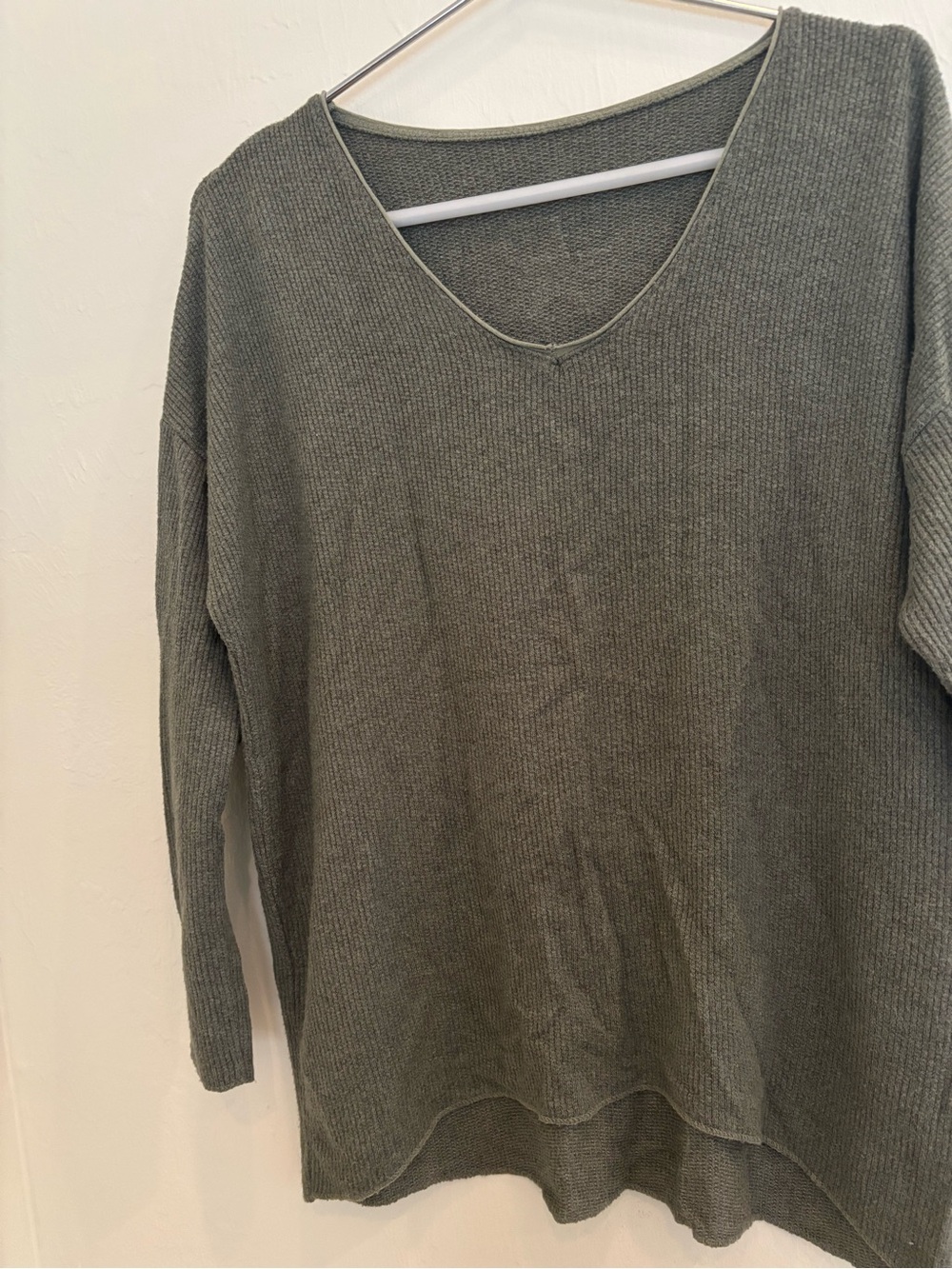 Venti 6 Made in Italy Star Sequin Embellished Top Sweater Shirt Oversized Hi Low - Picture 3 of 8